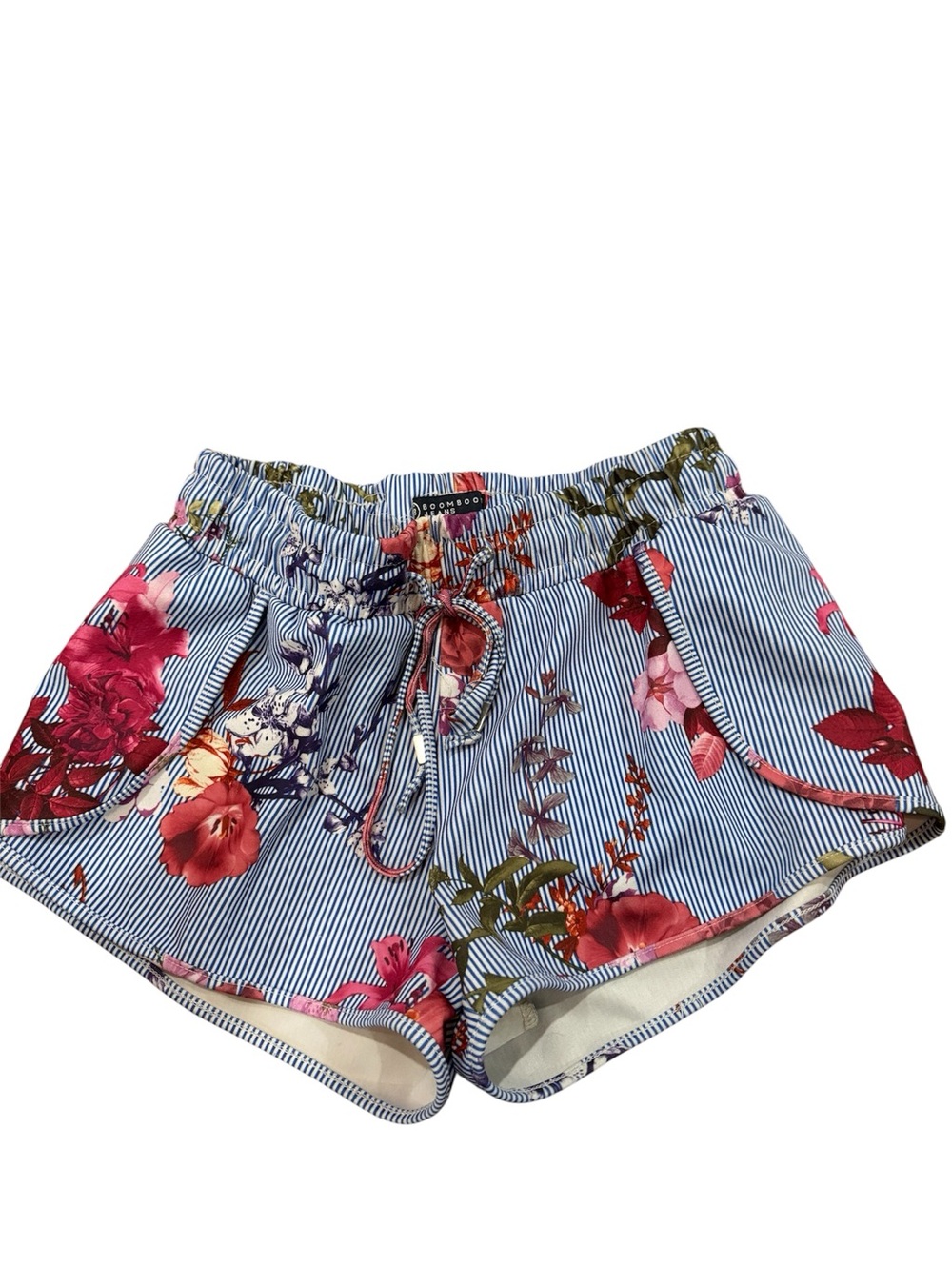 Boom Boom Jeans Brand Women’s/Junior Shorts Elastic Waist Floral Size Small